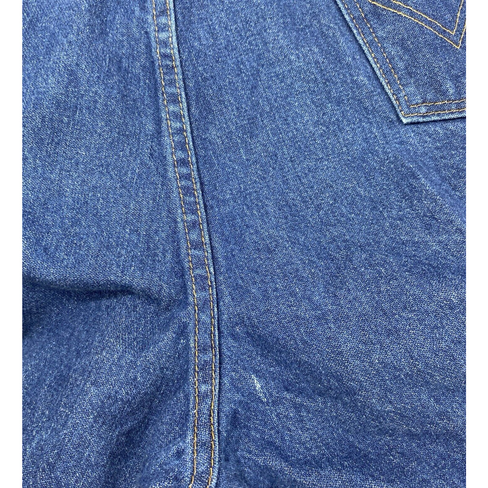 Wrangler Jeans Mens 38 x 31.5 Slim Fit Dark Wash Denim 36MWZ Cowboy Casual - Picture 6 of 11